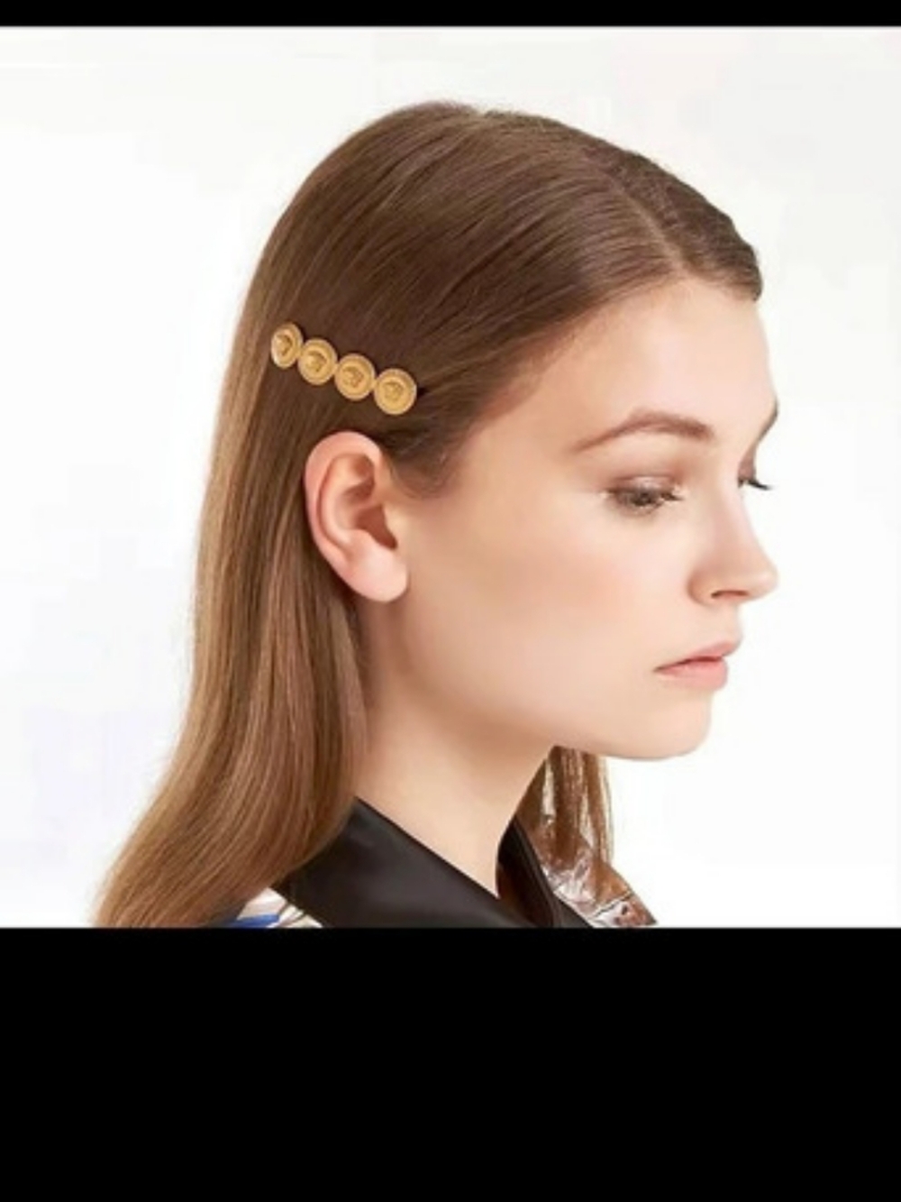 Medusa Tribute Hair Clip Gold